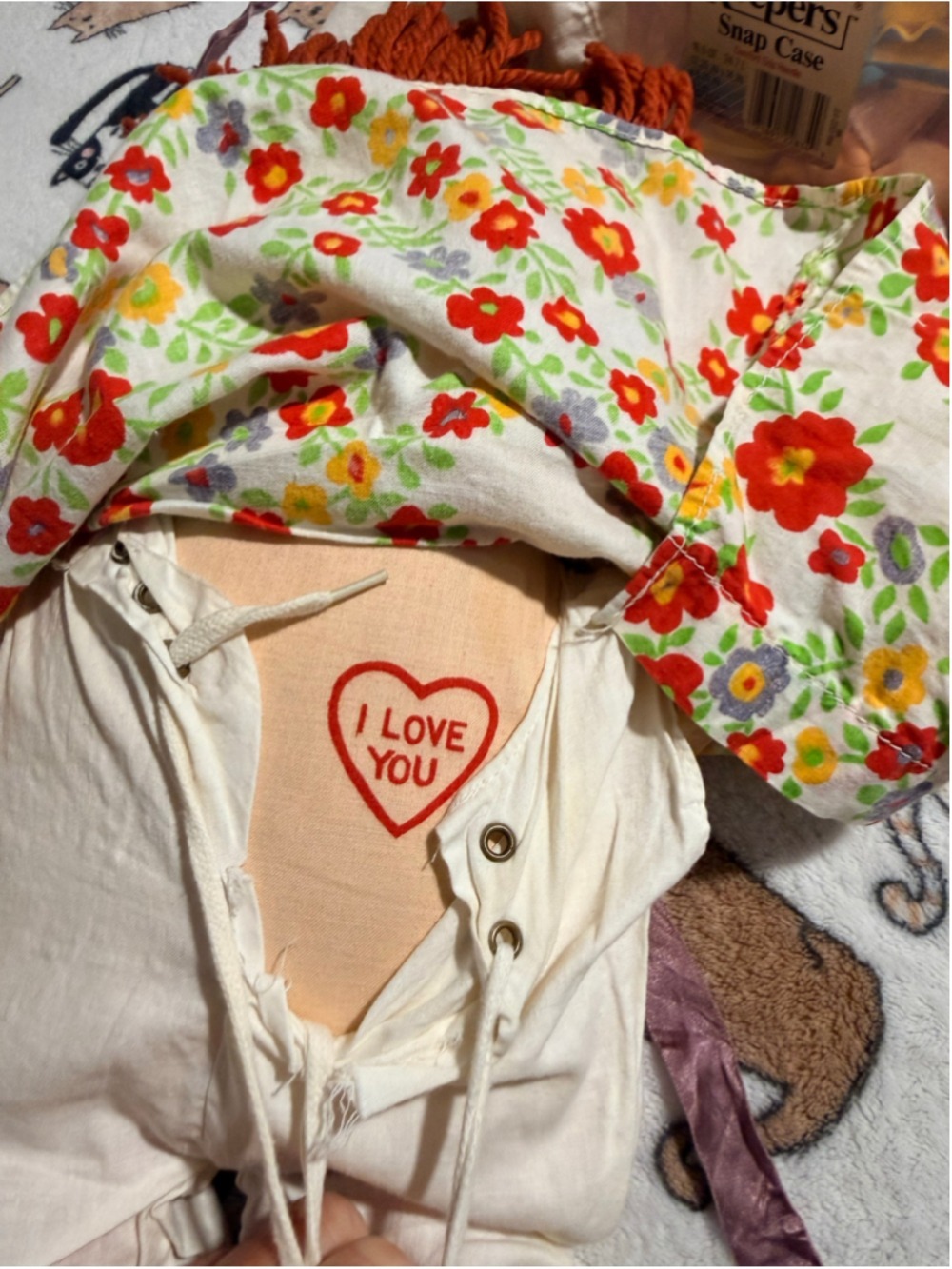 Vintage 1970s Knickerbocker Teach and Play Raggedy Ann Doll complete